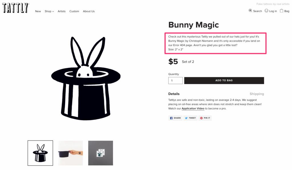 404 Error Page - Tattly