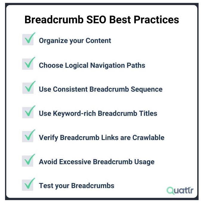 Breadcrumb SEO Best practices