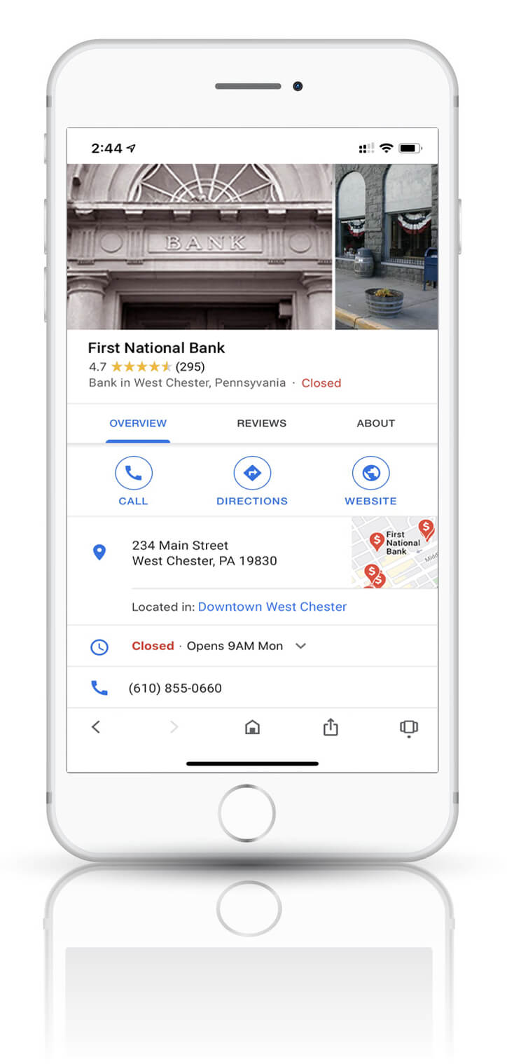 Local Business or Organization Rich Results