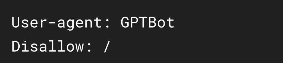 GPTBot Robots.txt restrict access