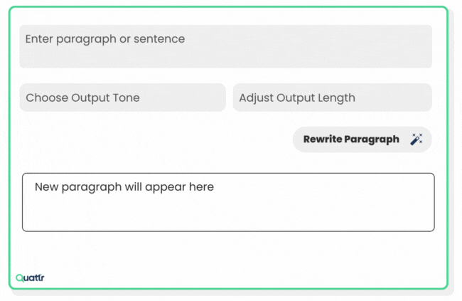 AI Paragraph Rewriter