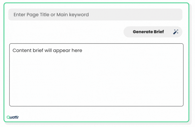 Content Brief Generator