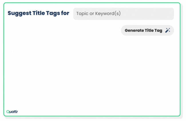 Title Generator