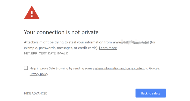 HTTP Connection is Not Secure