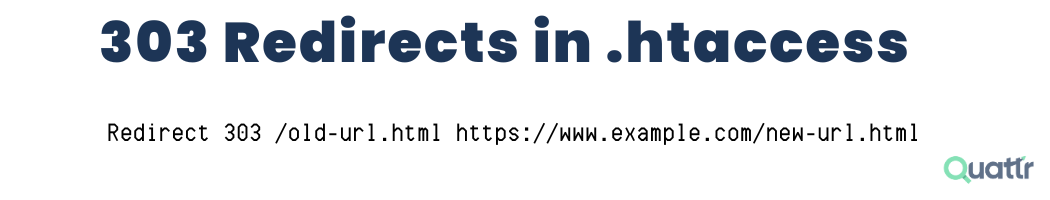 303 Redirects in .htaccess