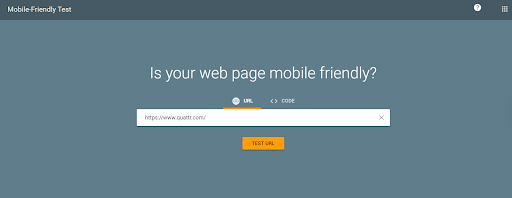 Mobile-friendly test