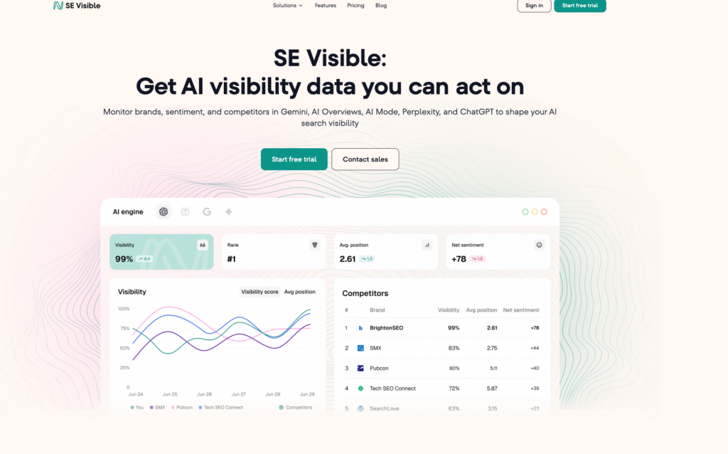 SE Visible Website Screenshot