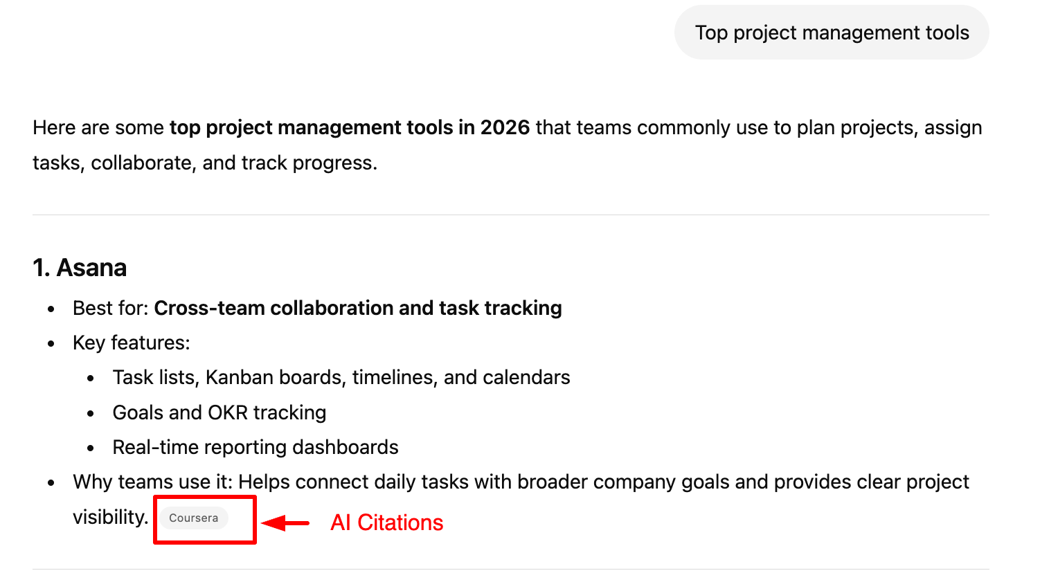 Example of AI Citation in ChatGPT Response