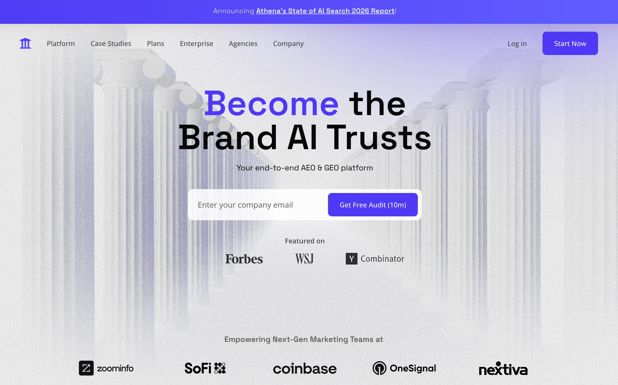 AthenaHQ: AEO Band Monitoring and Sentiment Platform