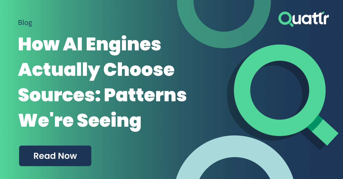 How AI Engines Actually Choose Sources: What We’re Seeing Across Citations