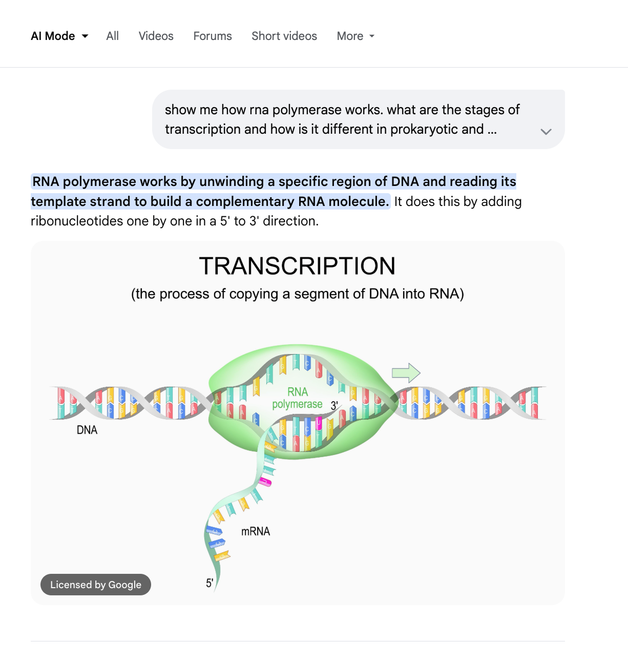 A custom interactive visual generated for the query
