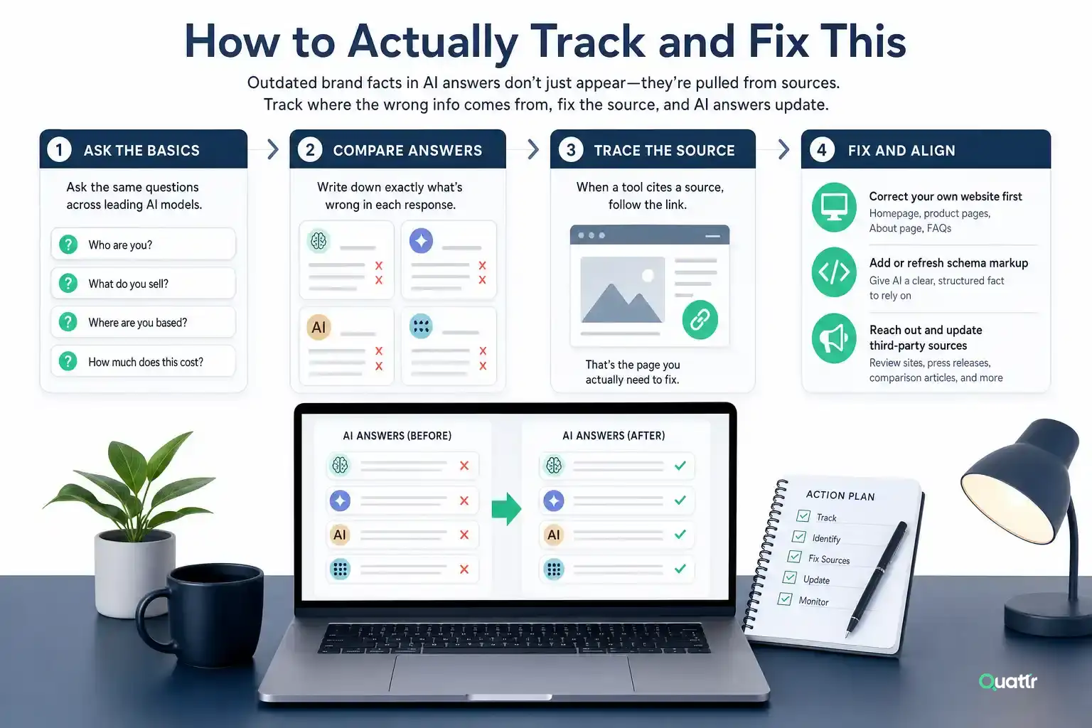 Actually Track and Fix Wrong Information in LLM models