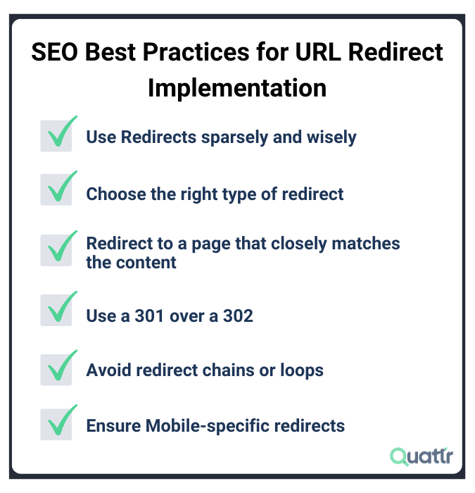URL Redirection SEO Best Practices